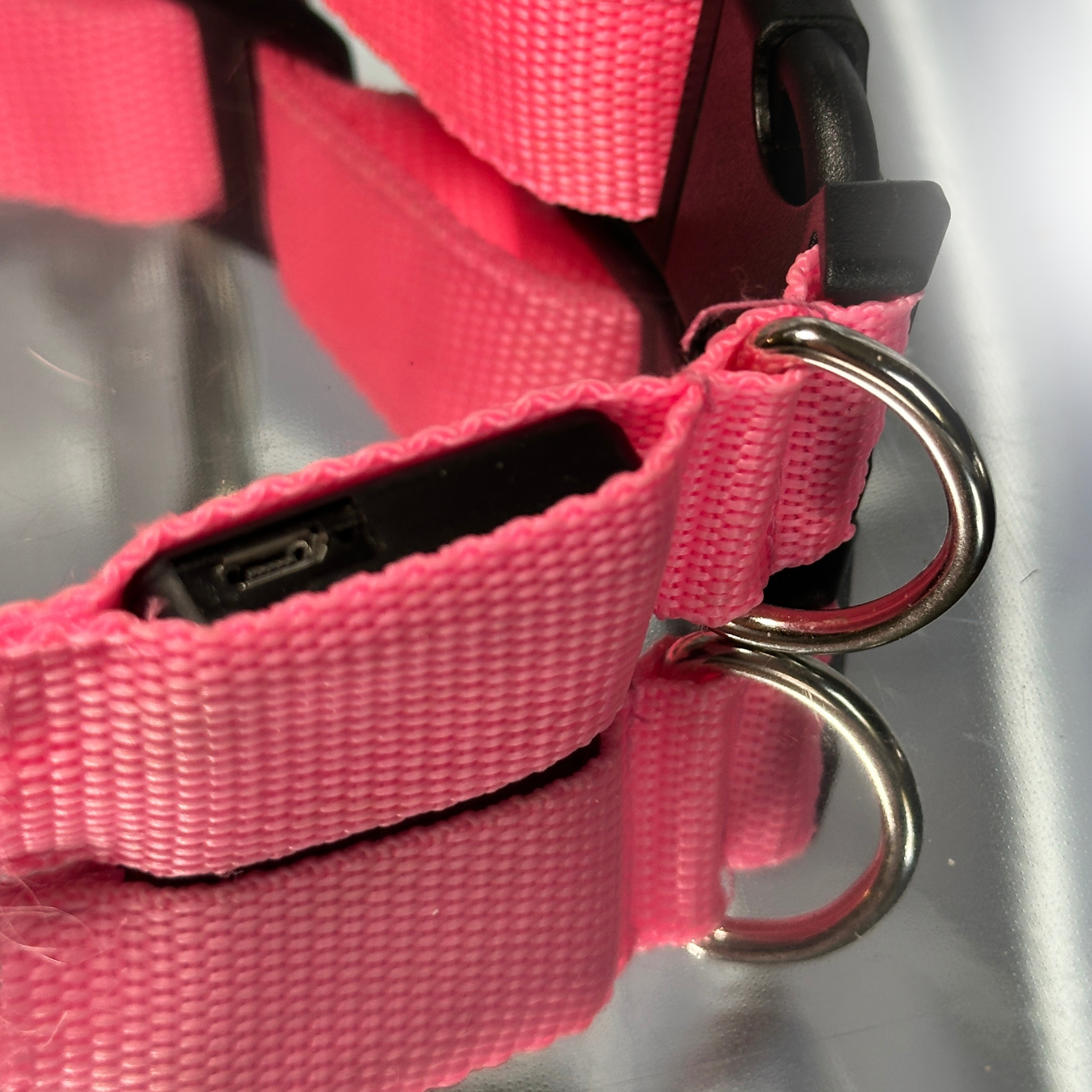 🎅 Collier LED + bandana – Pack complet Rouge