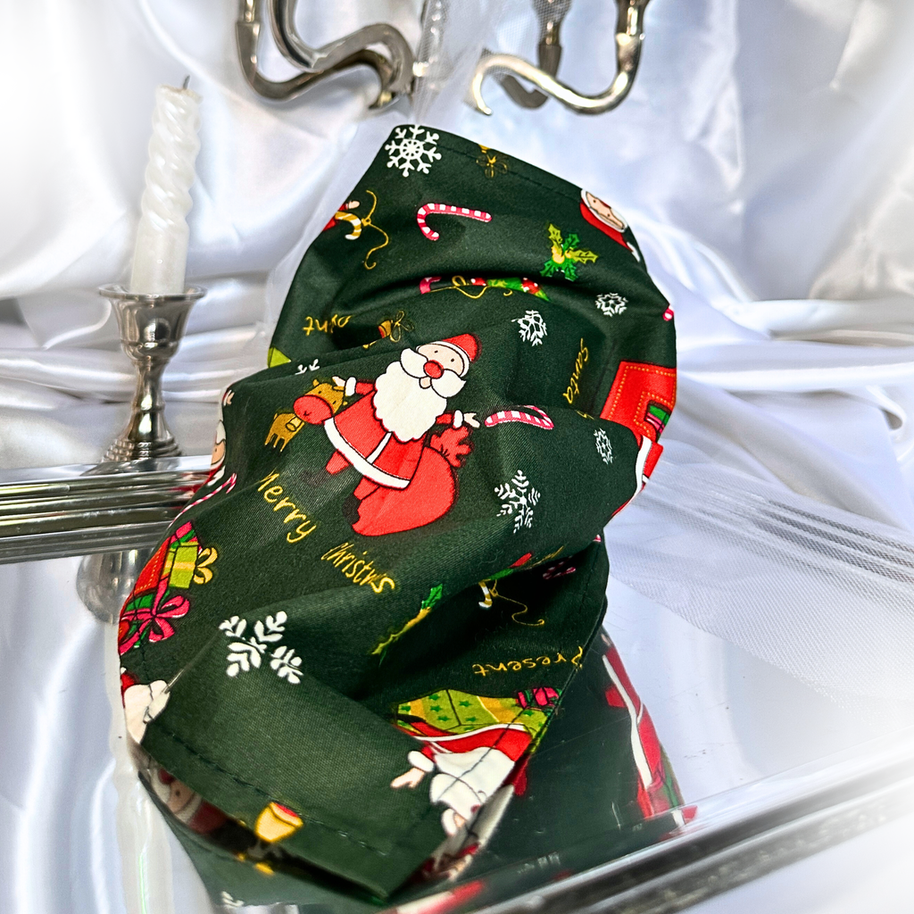 🎄 Collier LED + bandana – Pack complet Vert