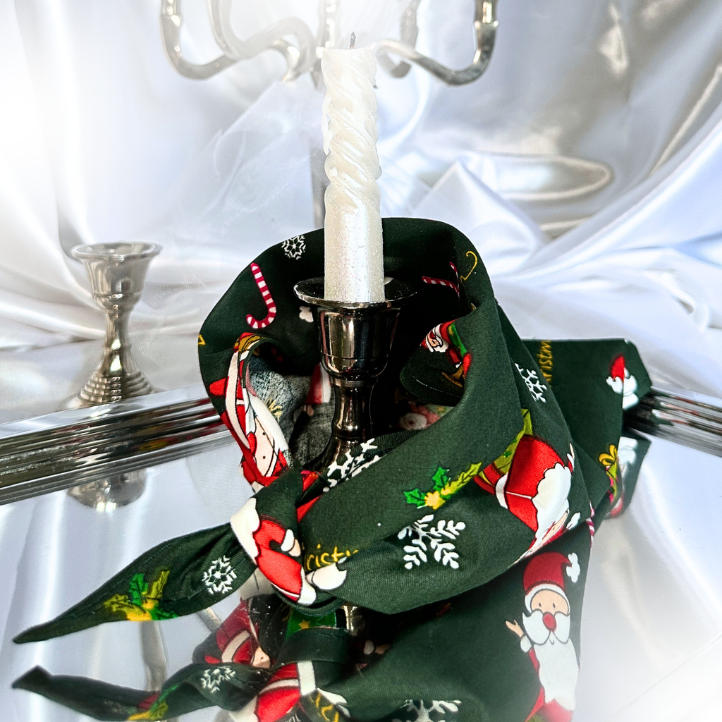 🎄 Collier LED + bandana – Pack complet Vert