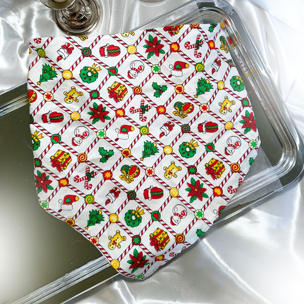 ❄️ Collier LED + bandana – Pack complet Blanc